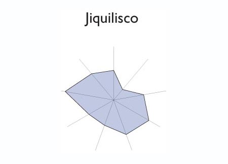 Gr&aacute;fico radial de TECOLUCA