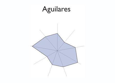 Gr&aacute;fico radial de AHUACHAPAN