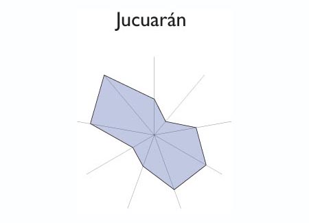 Gr&aacute;fico radial de SANTIAGO DE MARIA